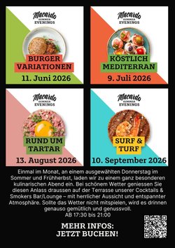 Summer Chill Evenings bei Macardo – Sommer und Genuss