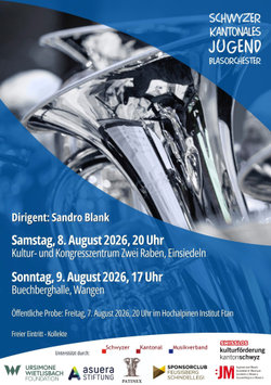 Konzert des Schwyzer Kantonalen Jugendblasorchesters (SKJBO)