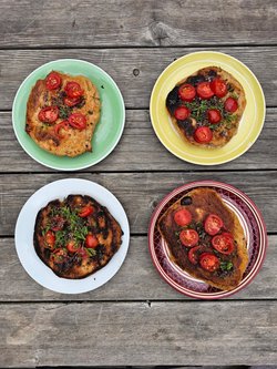 Focaccia backen mit Alpenkräuter