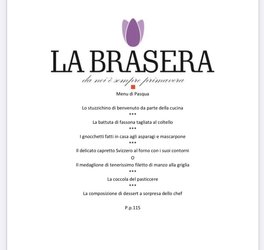 La Brasera menu Pasquale