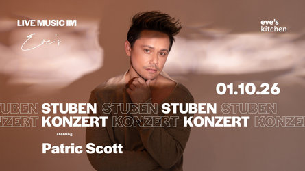 Stubenkonzert «eve's unplugged» mit Patric Scott