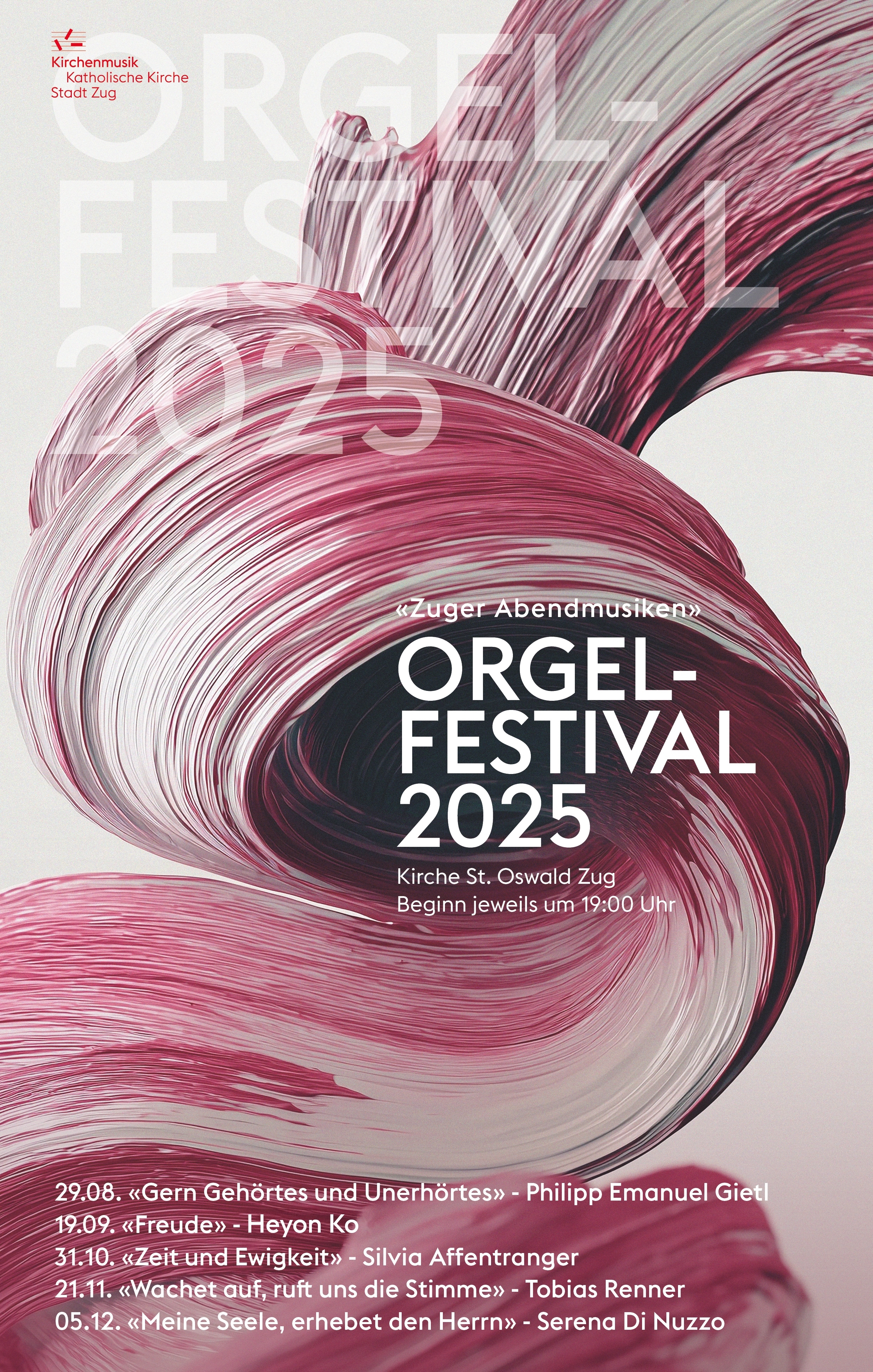Zuger Abendmusiken Orgelfestival 2025 - 4. Orgelkonzert