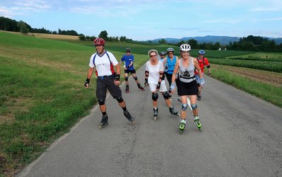  Plausch und Fitness Inline-Skaten im Zugerland