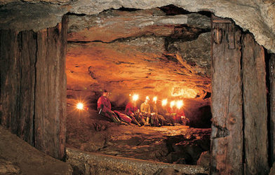 Hölloch Tages-Expedition Glitzertor