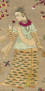 Ausschnitt aus einem Samtgewebe; Seide, Indien, frühes 17. Jahrhundert; Inv. Nr. 437. ©Abegg-Stiftung (Christoph von Viràg)