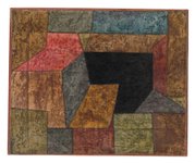 Paul Klee, das Tor zur Tiefe, 1936, 25, Aquarell auf Grundierung auf Baumwolle auf Karton, 24 x 29 cm. Zentrum Paul Klee, Bern, Depositum aus Privatbesitz, Schweiz © Zentrum Paul Klee