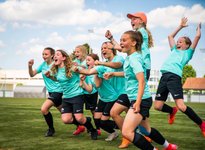 Mädchen Fussballtraining