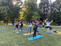 Pilates im Jörinpark