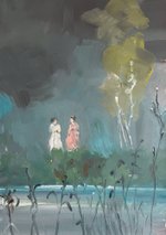 Sarah Fuhrimann, «Birke», 2024, Öl auf Leinwand, 70 x 50 cm