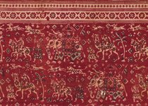 Zeremonieller Behang (Detail), Baumwolle, Westindien (Gujarat), 17.–18. Jahrhundert. Abegg-Stiftung, Inv. Nr. 5863 © Abegg-Stiftung (Foto: Christoph von Viràg)