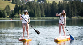 SUP Buchstabensafari auf dem Heidsee