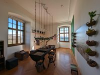 Schloss Heidegg, Ausstellung Riesen und Rosen. Topfpflanzengärtnerei