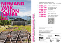 Flyer Niemand war schon immer da