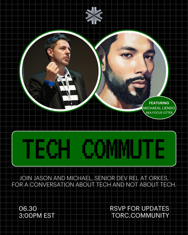 Event Cover Photo for #techcommute with Michael Liendo aka FocusOtter