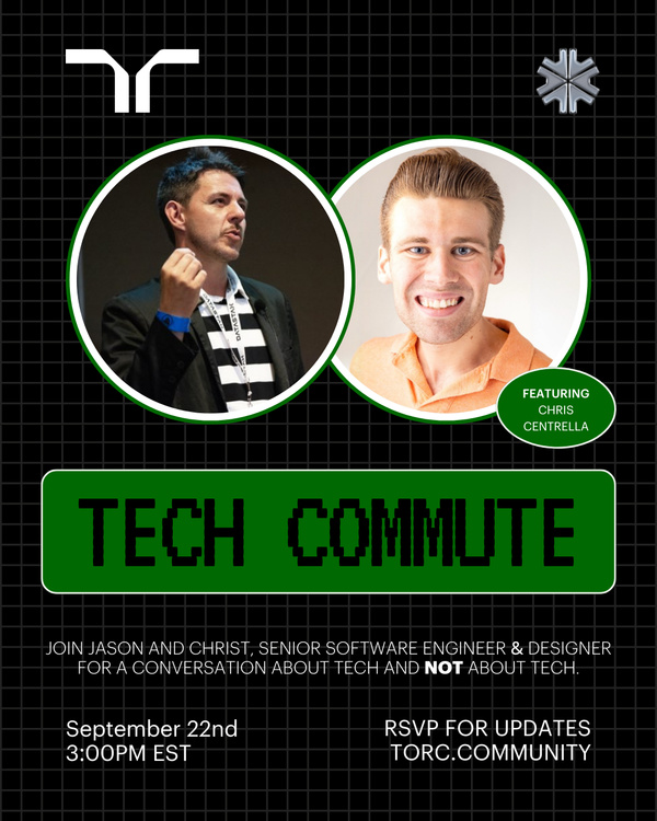 Event Cover Photo for #techcommute with Jason Torres
