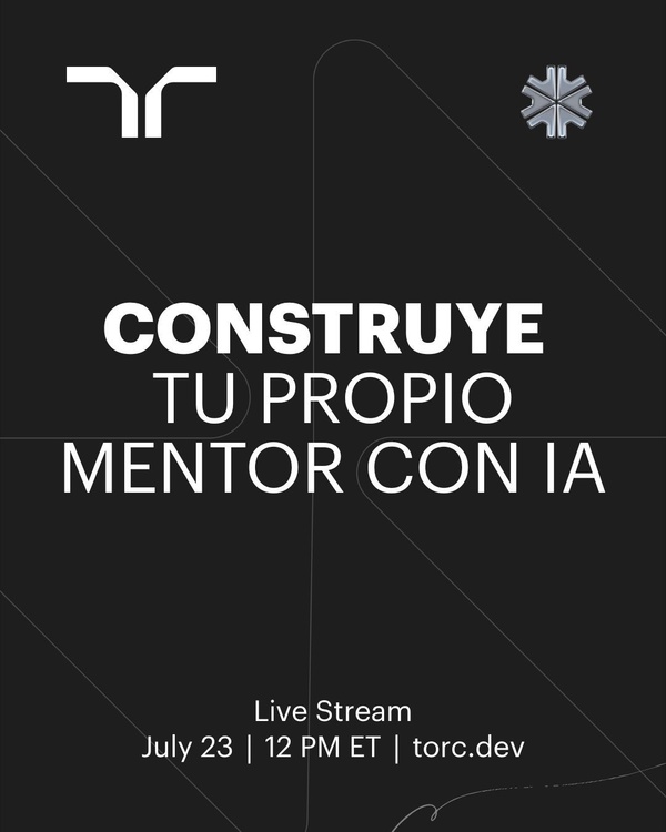 Event Cover Photo for Torc Live Stream Session: Construye tu propio mentor con IA: rutas de estudio personalizadas con Gemini 