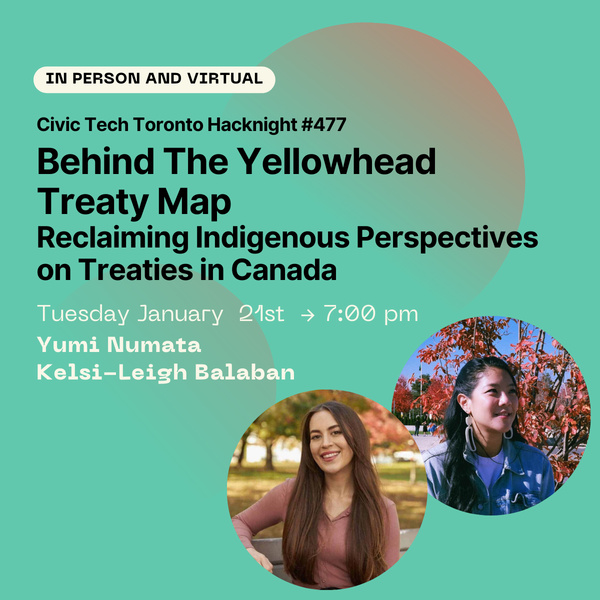 Event Cover Photo for Civic Hacknight #477: Behind The Yellowhead Treaty Map