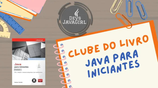 Event Cover Photo for Clube do Livro Java Para iniciantes