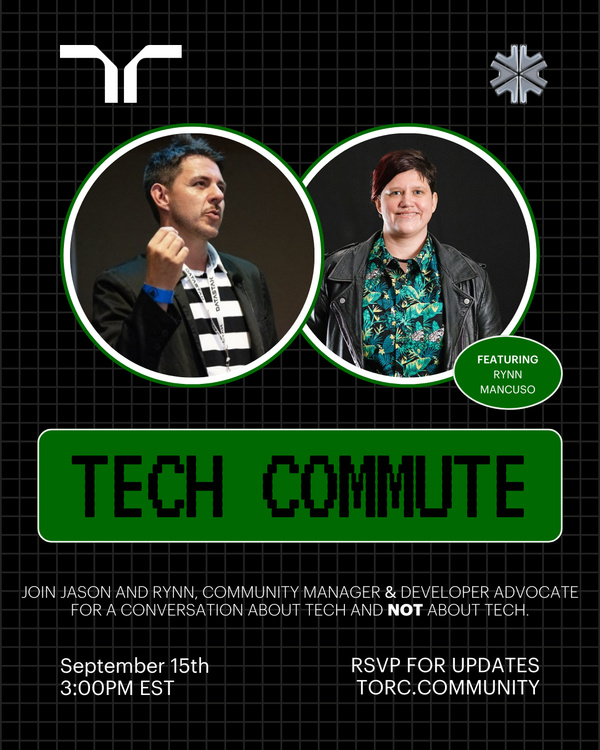 Event Cover Photo for #techcommute with Jason Torres