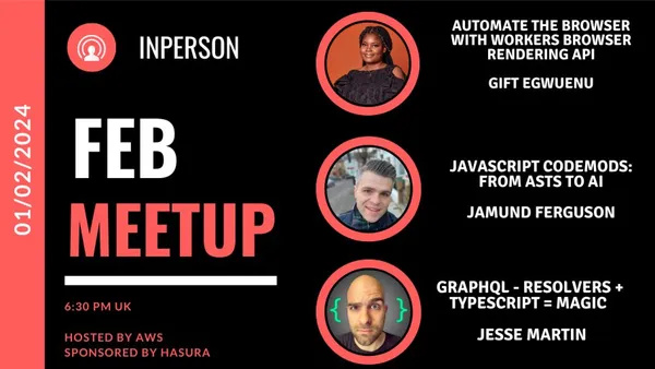 Event Cover Photo for February meetup 