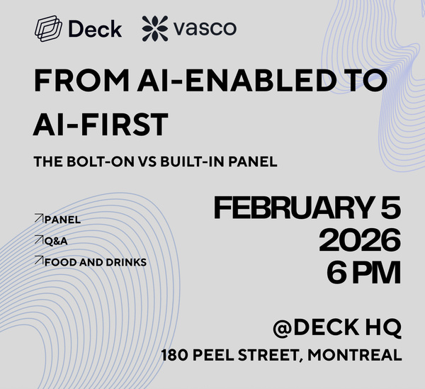 Event Cover Photo for Live Panel: From AI-Enabled to AI-First