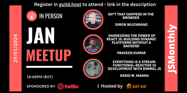 Event Cover Photo for JSMONTHLY JANUARY EVENT