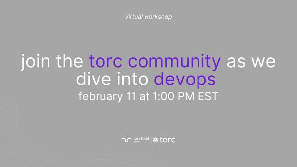 Event Cover Photo for Torc Virtual Webinar: DevOps Deepdive