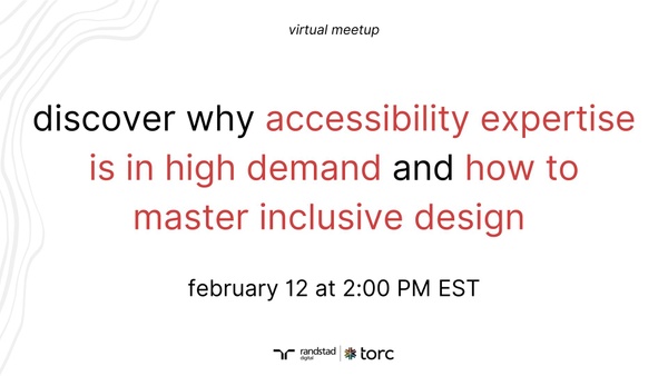 Event Cover Photo for Virtual Tech Meetup: Advancing Your Career with Accessibility Expertise