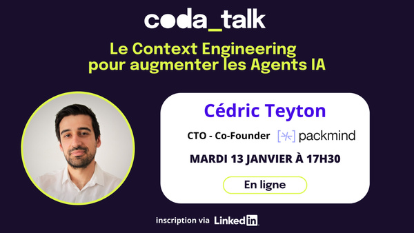 Event Cover Photo for Le "Context Engineering" pour augmenter les Agents AI