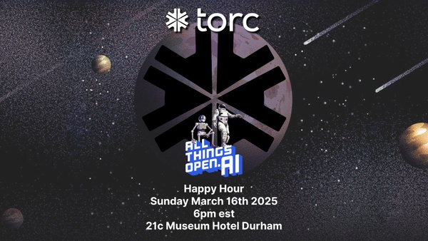 Event Cover Photo for Torc Happy Hour ATOAI edition and..........