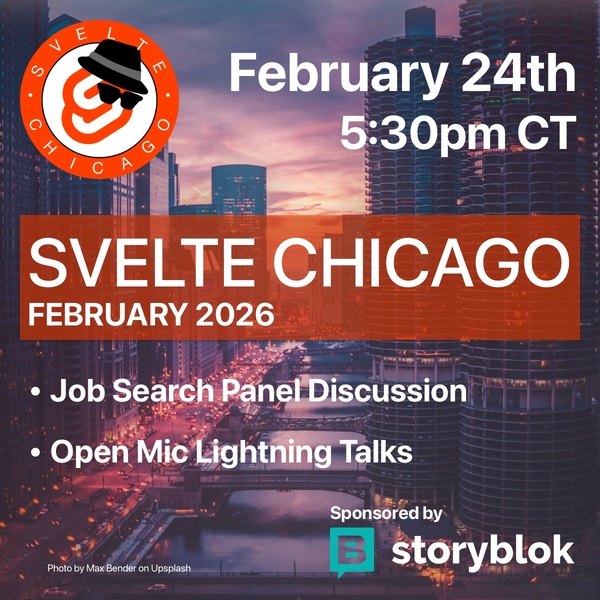 Event Cover Photo for Svelte Chicago - February 2026