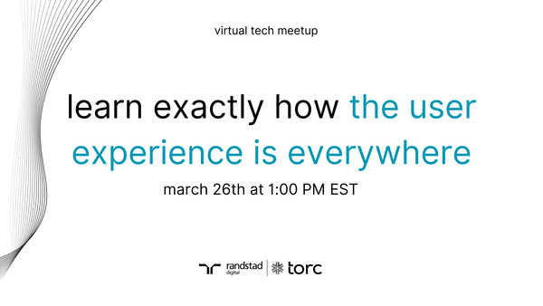 Event Cover Photo for Virtual Tech Meetup: User Experience is Everywhere