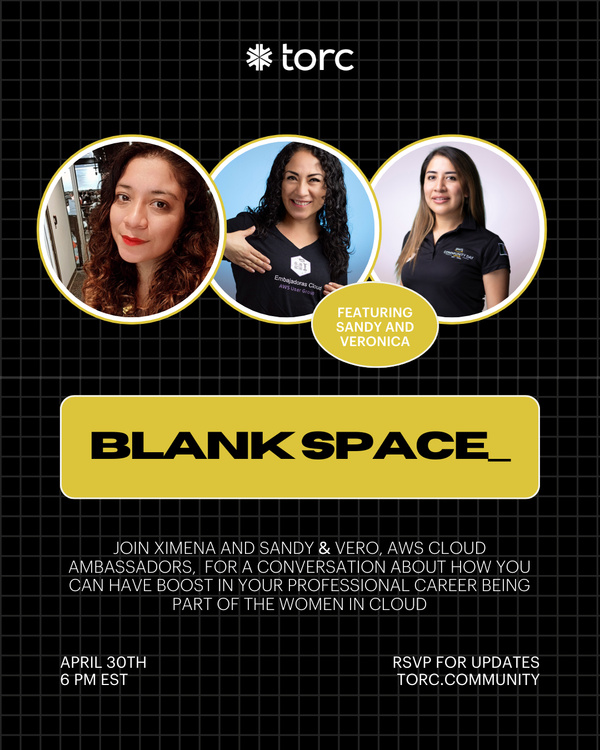 Event Cover Photo for 012 Blank Space_ feat Sandy Rodriguez and Verónica Rivera