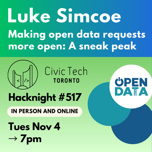 Event Cover Photo for Civic Hacknight #517: Making open data requests more open: A sneak peak