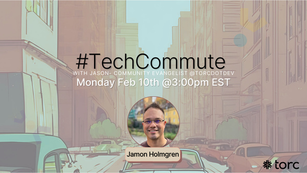 Event Cover Photo for tech commute w/ Jamon Holmgren