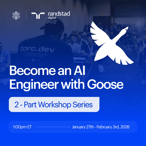 Event Cover Photo for Mastering Goose: Day 2 - Building Production-Ready Agent Workflows