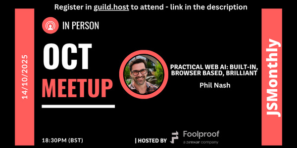 Event Cover Photo for JSMONTHLY OCTOBER EVENT