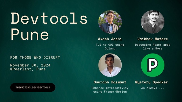 Event Cover Photo for Devtools Pune - 2024 Edition