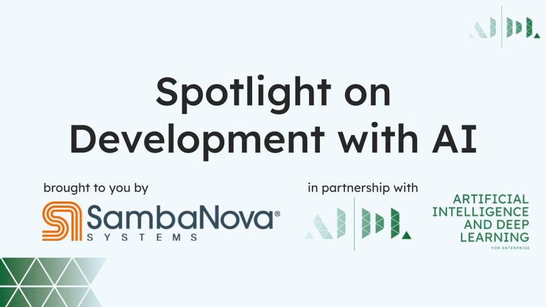 Cover Photo for Spotlight on Development with AI