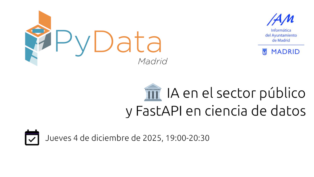 Cover Photo for 🏛️ IA en el sector público y FastAPI en ciencia de datos