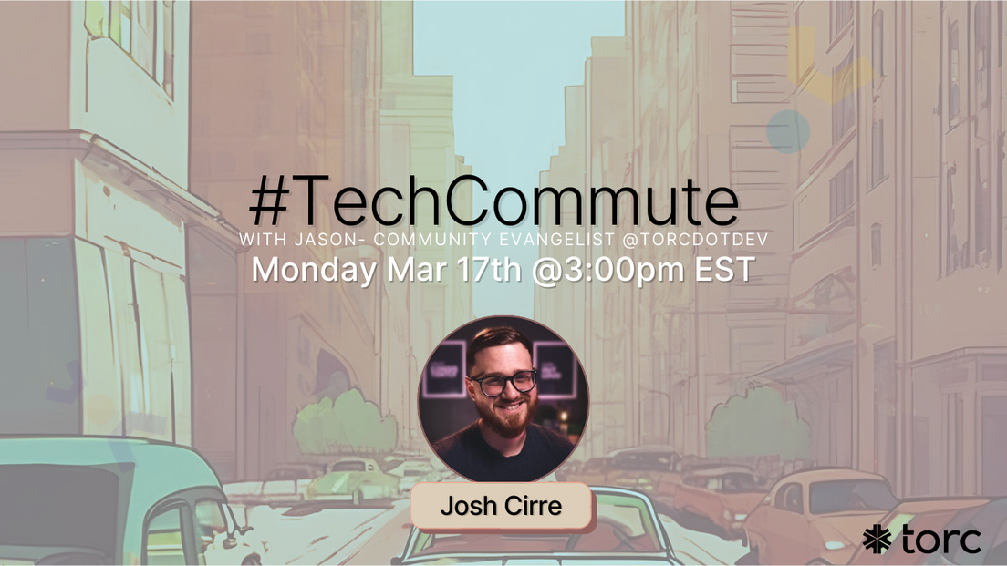 Cover Photo for tech commute w/ Josh Cirre