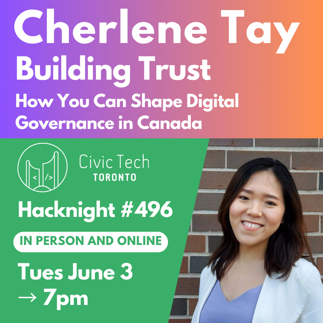 Cover Photo for Civic Hacknight #496: Building Trust – How You Can Shape Digital Governance in Canada