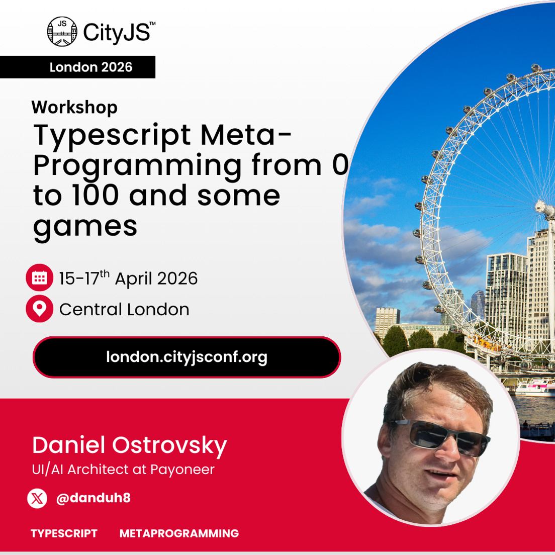 Cover Photo for CityJS Workshop - Typescript Meta-Programming from 0 to 100 and some games