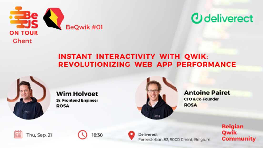 Cover Photo for BeQwik#01 | Instant Interactivity with Qwik: Revolutionizing Web App Performance