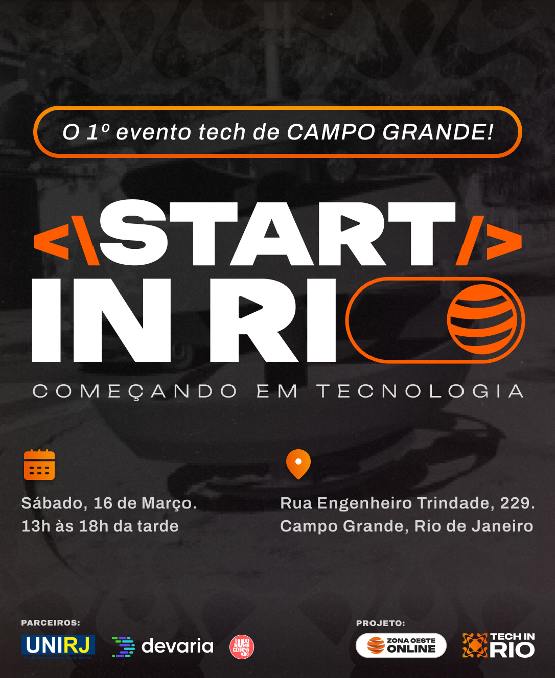 Cover Photo for Start In Rio: Começando em Tecnologia