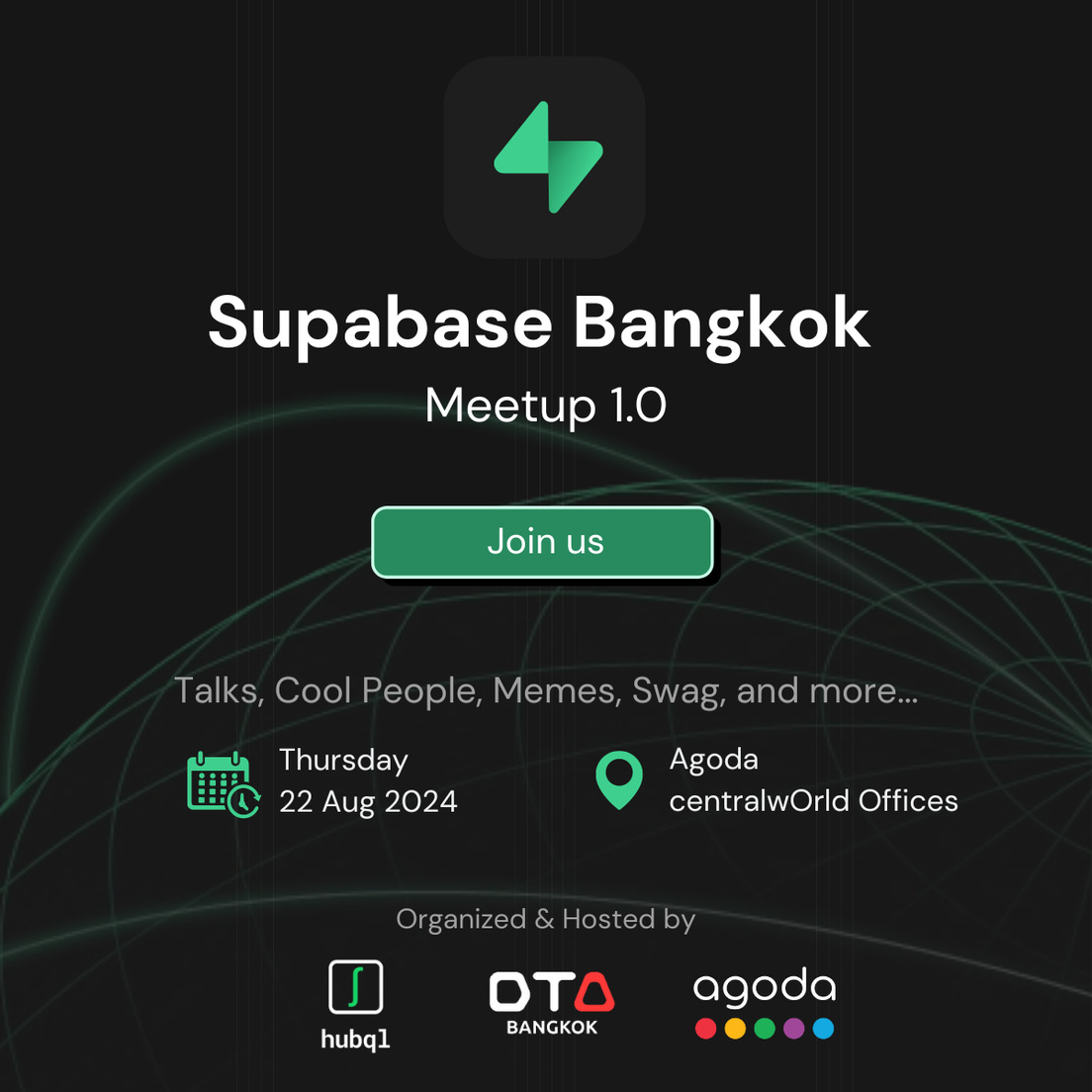 Cover Photo for Supabase Bangkok Meetup 1.0