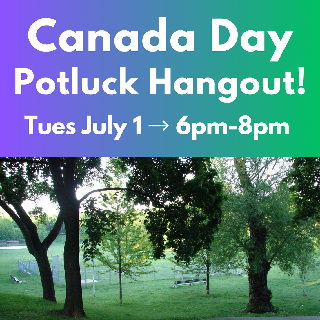 Cover Photo for Canada Day Potluck Hangout!