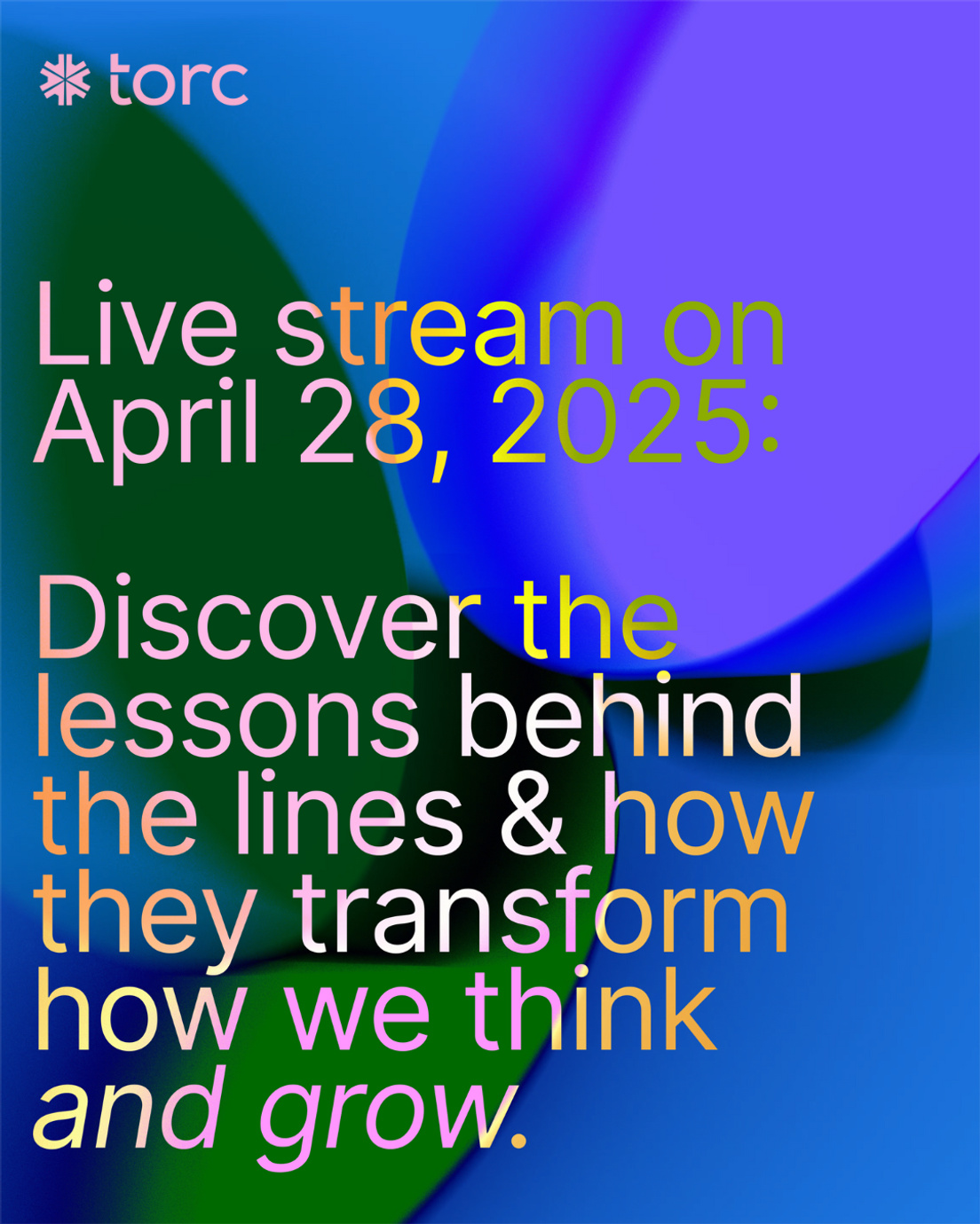 Cover Photo for Torc Live Stream Session: Reading Books Is Learning Experiences