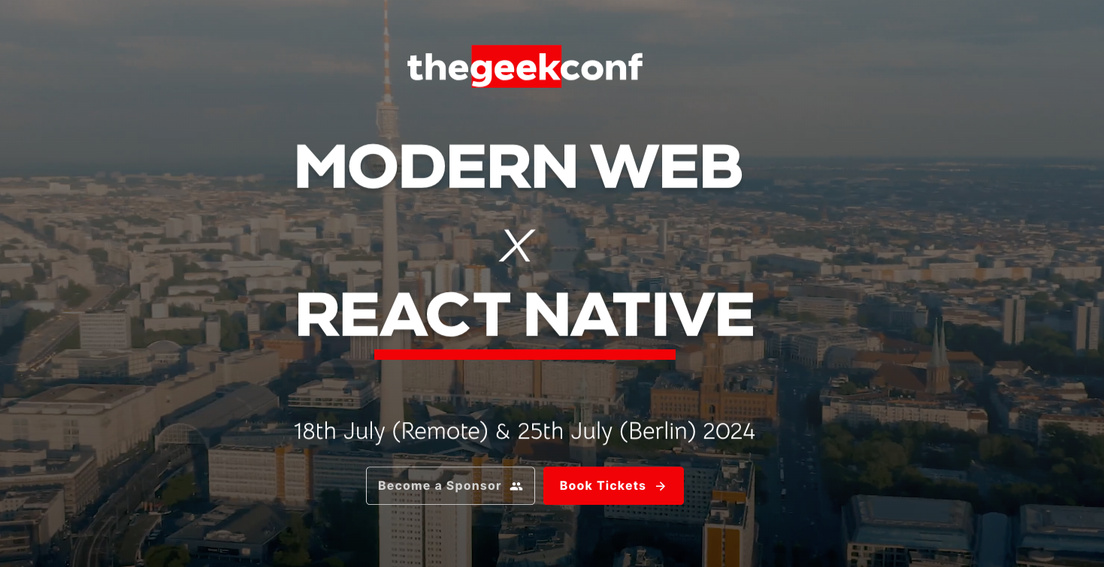 Cover Photo for thegeekconf - 25th July 2024