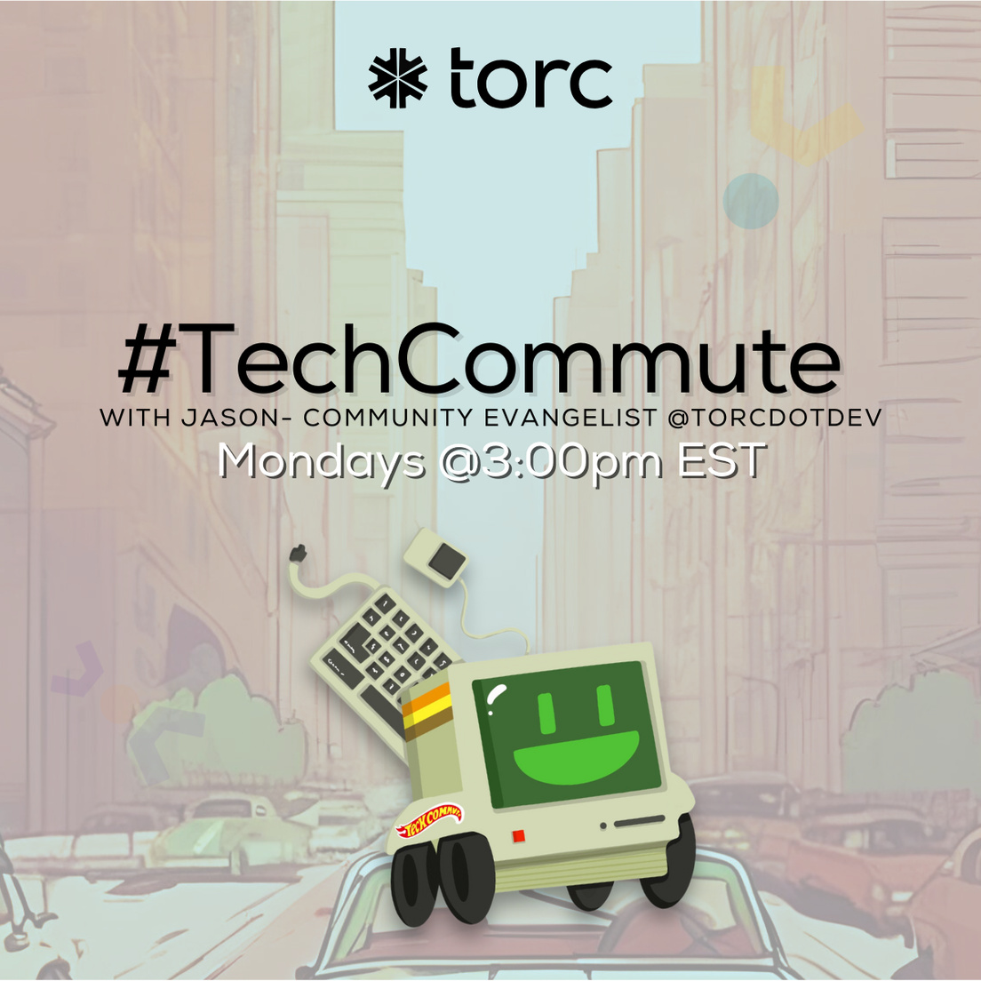 Cover Photo for #techcommute with Jason Torres